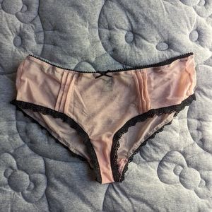 Kenzie Sheer Mesh Pink Underwear